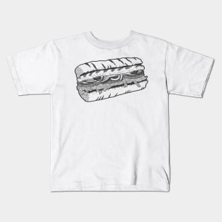 Food Masquerade BW Kids T-Shirt